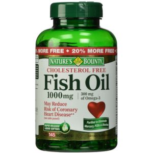 Nature's Bounty Omega-3 Fish Oil 1000mg, Heart Health Support, 135 Rapid Release Softgels