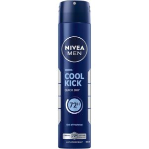 NIVEA MEN Deodorant Spray for Men Cool Kick Fresh Scent 72h 200ml