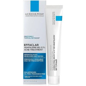 La Roche-Posay Effaclar Adapalene Gel 0.1% Retinoid Cream for Acne, 45g