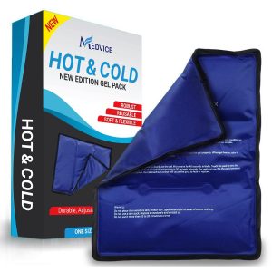 Reusable Hot and Cold Gel Pack (Large) - Flexible Compress for Pain Relief, Injuries & Recovery (2-Pack)