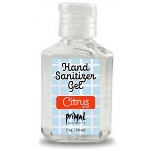 Primal Elements Fresh Citrus Hand Sanitizer, 2 Ounce