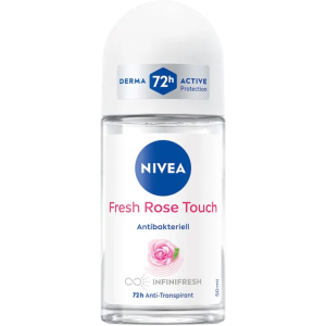 NIVEA Fresh Rose Touch 72h Anti-Perspirant Roll-On for Women 50ml