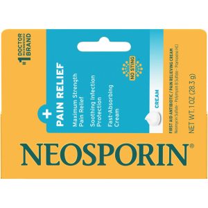 Neosporin Plus Pain Relief Maximum Strength First Aid Antibiotic Cream - 1 Oz