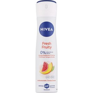NIVEA Fresh Fruity Deodorant Spray 0% Aluminum (ACH) 48h Protection 150ml