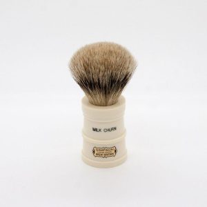 Simpsons Milk Churn Best Badger Hair Shaving Brush With Imitation Ivory Handle