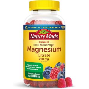 Magnesium Citrate 200 mg – High Absorption Formula for Muscle & Nerve Support, 60 Tablets
