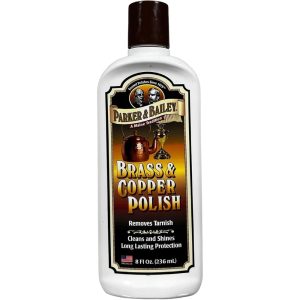 Parker & Bailey Brass and Copper Polish Gently Cleans Polishes and Protects 8 oz