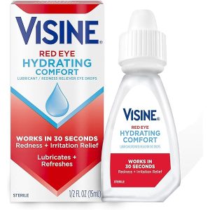 Visine Red Eye Drops, Hydrating Comfort 15ml