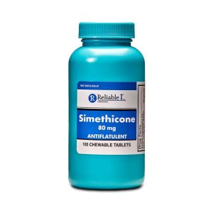 Reliable 1 Labs Simethicone Chewable Tablets 80 Mg