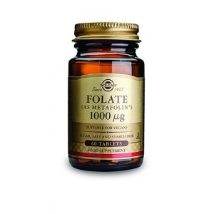Solgar Folate, 1,000 Mcg, 60 Tablets