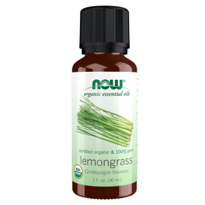 Now Organic Essential Oils Lemongrass Organic 1oz - 7415