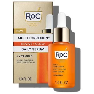 RoC® Multi Correxion® Revive + Glow Vitamin C Serum – Anti-Aging & Brightening (1.0 Fl Oz)