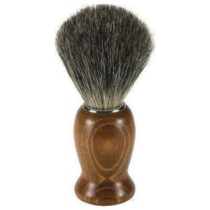 Il Ceppo Dark Wood Handle Pure Badger Bristle Shave Brush