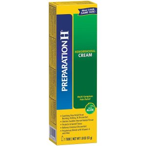 Preparation H Hemorrhoidal  Cream With Aloe Max Strength 1.8 Oz