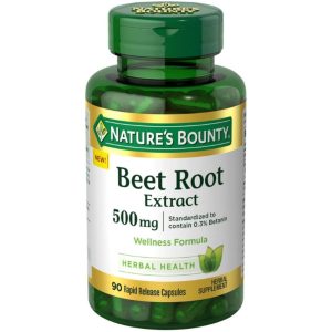 Nature's Bounty Beet Root Extract, 500 Mg, Rapid Release Capsules