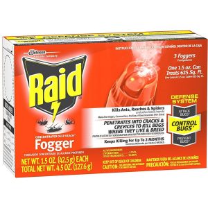 Raid Concentrated Deep Reach Fogger, 3-Pack (6 oz Cans)