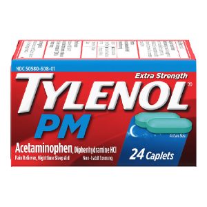 Tylenol PM Extra Strength Acetaminophen 24 Caplets