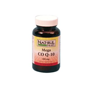 Natrul Health Mega Co-Enzyme Q-10 400 Mg Soft Gels