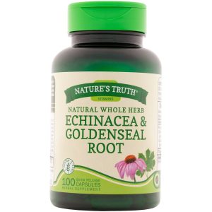 Nature's Truth Whole Herb Echinacea & Goldenseal Root Capsules