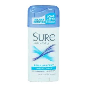 Sure Original Solid Regular Antiperspirant & Deodorant 2.7 Oz Tube