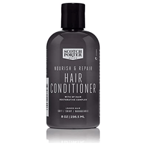 Scotch Porter Nourish & Repair Hair Conditioner, Men's Hydrating Deep Conditioner 8 oz