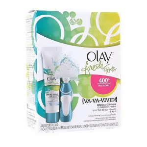 Olay Fresh Effects Va-Va-Vivid! Powered Contour Cleansing System 3 Pc Kit