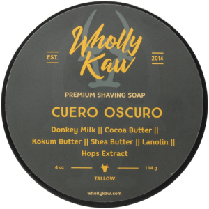 Wholly Kaw Cuero Oscuro Shaving Collection