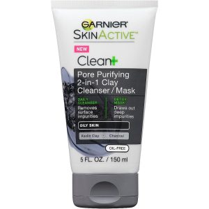 Garnier Skinactive Clean+ Pore Purifying 2-in-1 Clay Cleanser/mask 5oz