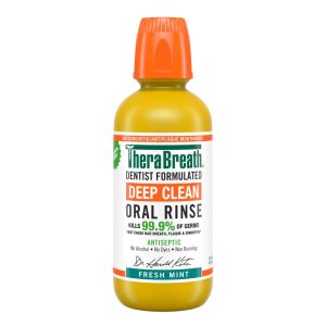 TheraBreath Deep Clean Antiseptic Oral Rinse - 16 Fl Oz