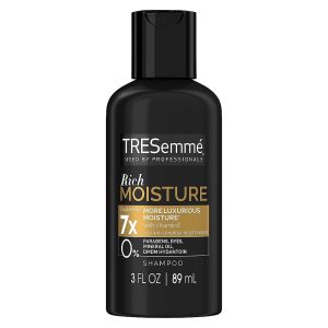 TRESemme Moisture Rich Shampoo, Luxurious Moisture, For Dry Or Damaged Hair 3 oz