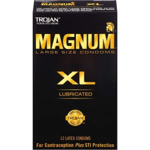 Trojan Lubricated Latex Condoms, Magnum XL, Extra Large