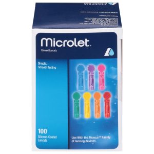 Microlet Bayer Colored Lancets