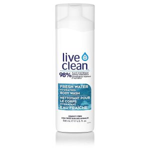 Live Clean Fresh Water Hydrating Body Wash 17 Fl. Oz. Bottle