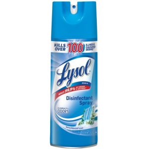 Lysol Disinfectant Spray, Spring Waterfall Scent, 12.5 Oz Aerosol