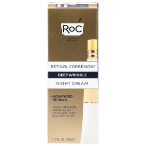 RoC Retinol Correxion Deep Wrinkle  Night Cream 1.0  Fl Oz
