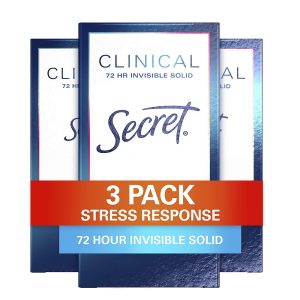 Secret Clinical Strength Invisible Solid Antiperspirant And Deodorant For Women - Stress Response - 1.6oz