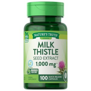 Nature's Truth® Milk Thistle Seed Extract – 1000 mg (High Potency)