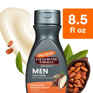 Palmer's Cocoa Butter Formula For Men Body & Face Lotion 8.5 Oz
