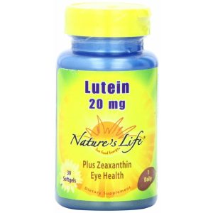 Nature's Life Lutein, Plus Zeaxanthin 20 Mg, Softgels