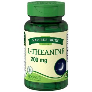 Nature's Truth L-Theanine 200 Mg Dietary Supplement Capsules