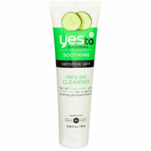 Yes To Cucumbers Cleanser - Daily Gel - Soothing - Sensitive Skin - 3.38 Oz