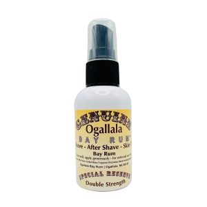 Ogallala Bay Rum Double Strength Pre Shave - After Shave - Skin Toner 2 Oz