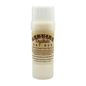 Ogallala Bay Rum & Lemon Grass Shaving Stick 2.5 Oz