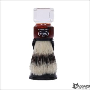 Omega Deluxe Boar Shaving Brush W/stand 81025 Faceted
Red/clear