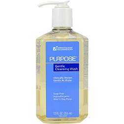 Purpose Gentle Cleansing Wash Pump Bottle, 12 Oz