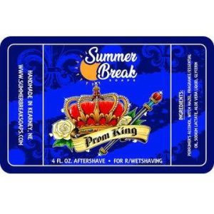 Summer Break Soaps Prom King Shaving Soap 4oz