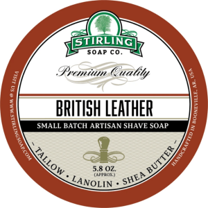 Stirling Soap Co. British Leather Shaving Collection