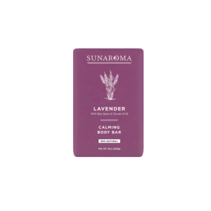 Sunaroma Lavender With Shea Butter & Vitamin E Oil Soap Bar 8 Oz