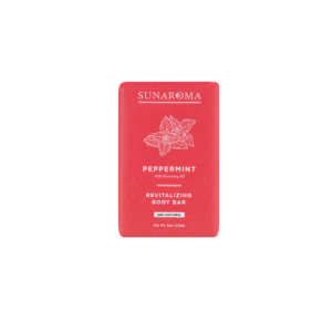 Sunaroma Peppermint Oil And Rosemary Body Bar Soap, 8 Oz
