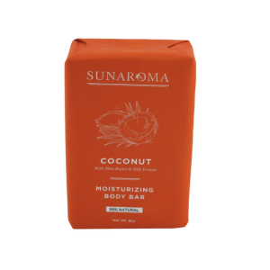 Sunaroma Organic Coconut Oil Body Bar Soap - 8 Oz